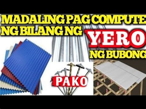 pandikit sa yero|YERO ( G.I. SHEET ) AT UMBRELLA NAILS ( PAKO ) NG .